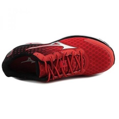 Mizuno Womens Wave Rider 18 Running Shoe, 8 B US - Cayanne/Black