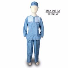 MKA 098 Denim 2-13 tahun grosir busana muslim anak koko laki laki