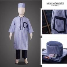 MKA 126 Dongker (2-13tahun) baju koko anak laki eksklusif