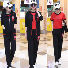 MM Orang Gemuk Super Ukuran Besar Berlari Pakaian Santai Kaos Sweater (Rompi Kemeja Lengan Panjang Celana Panjang)