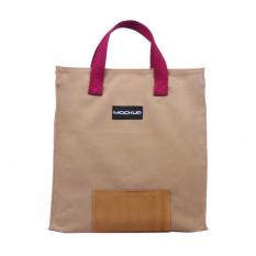 Mockup BGO.12 Mini Tote Bag Tas Wanita - Khaki