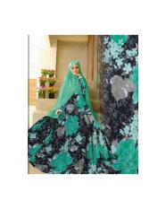 model baju muslim gamis terbaru dan modern Tk1 syari kirani green