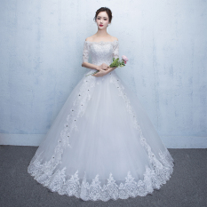 Ball Gown Model Korea Gaun Pengantin Gaun Baru