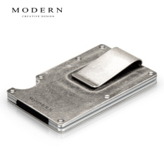 Modern Dompet Logam Penerbangan Terbuat dari Aluminium Dompet Pria dan Wanita (Retro model)
