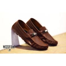 Moofeat Sepatu Moc Casual Brown