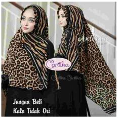 MOOIE - kerudung hijab jilbab instan khimar syari LEOPARD ANTEM COMBI CANTIKA