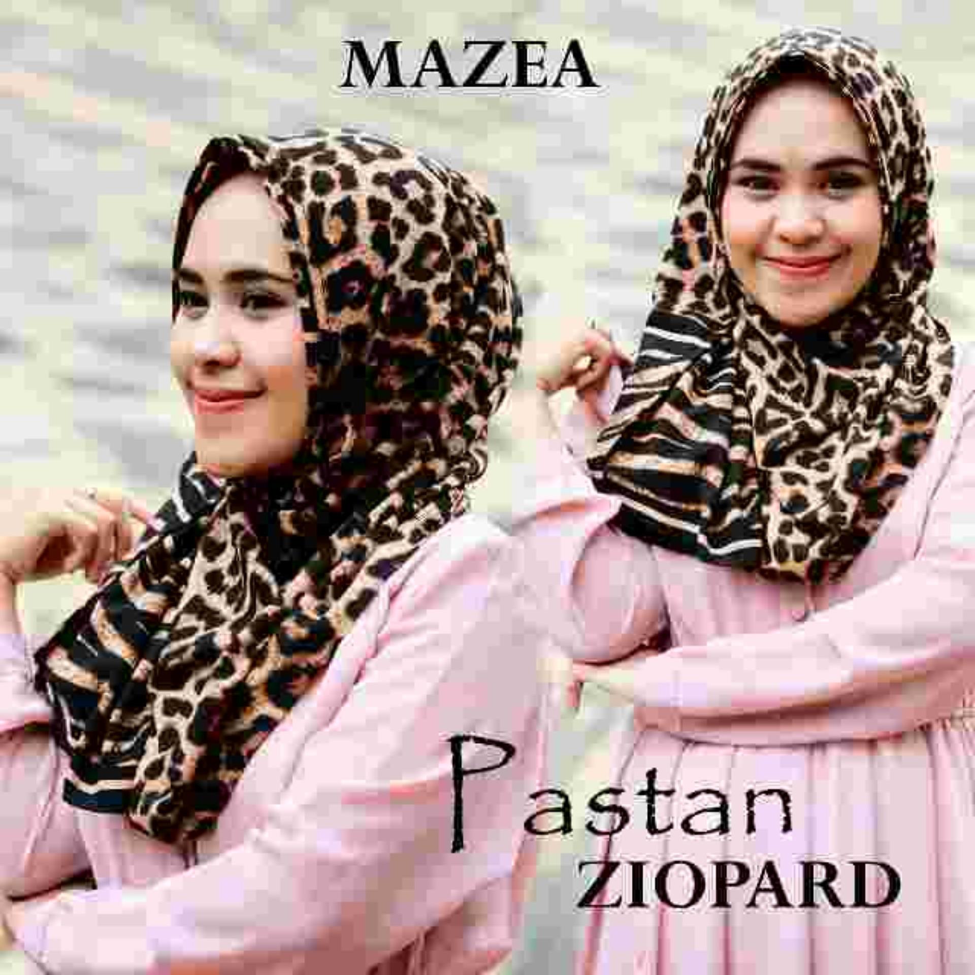 MOOIE - PASHTAN LEOPARD / JILBAB INSTAN LEOPARD COMBI/ PASHMINA INSTAN FRISTY/ PASTAN / HIJAB / KERUDUNG PASHMINA INSTAN MOTIF MACAN