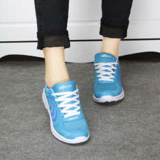 Moonar Olahraga Kasual Fashion untuk Wanita, China Kets Tali Jala Perjalanan Ukuran 36-41 (biru)