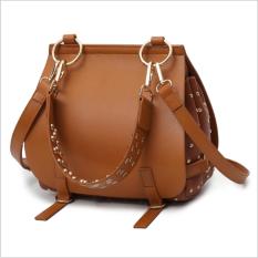More584 Bridle Woman Shoulderbag Brown / Tas Wanita Coklat Burberry Import