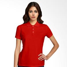 Morning Whistle Basic Polo Shirt Wanita - Red Cardinal