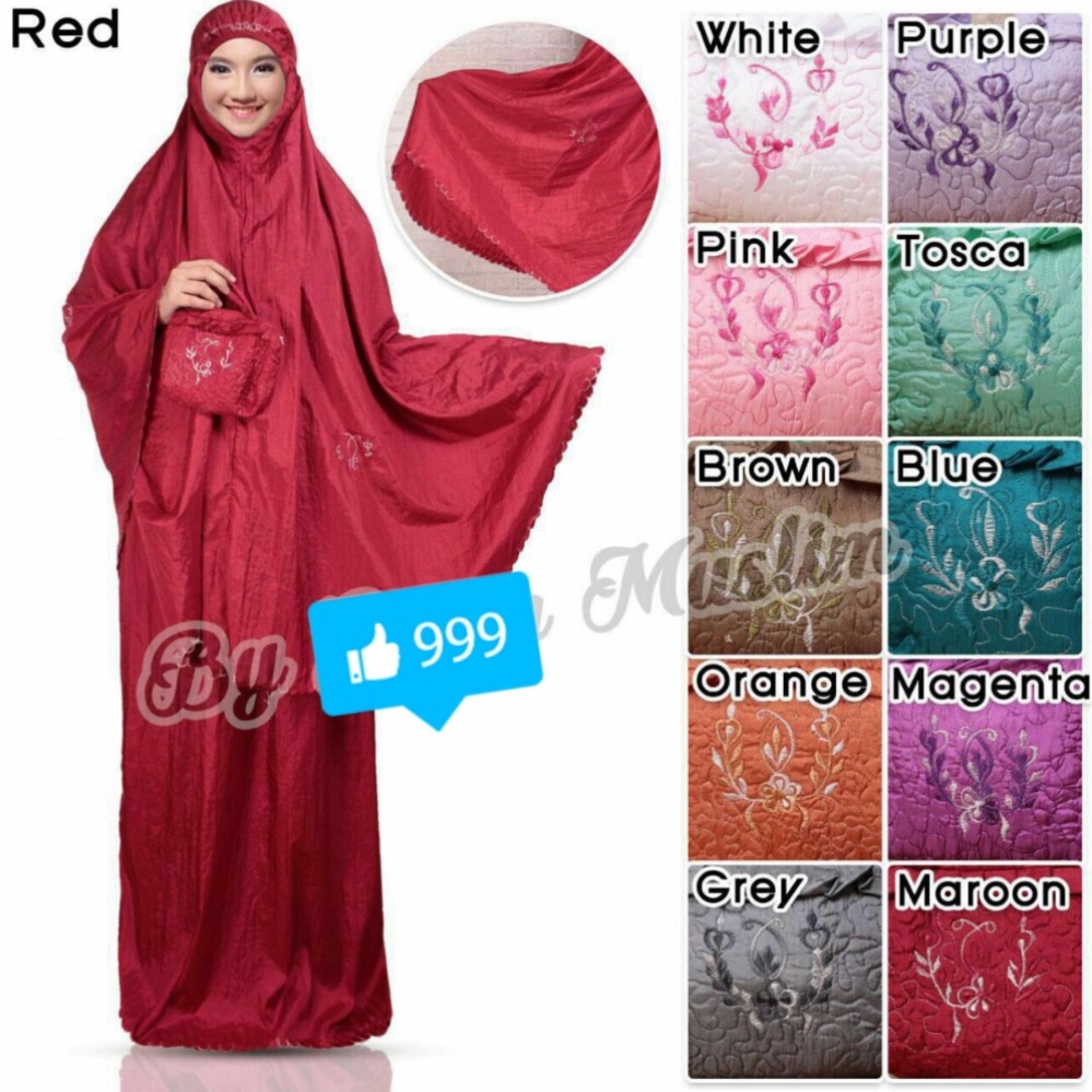 Beli Sekarang Moscow Mukena Parasut Lorena Jualan Online Berkah Nabawi Parasit Pita Lukis Jumbo Merah