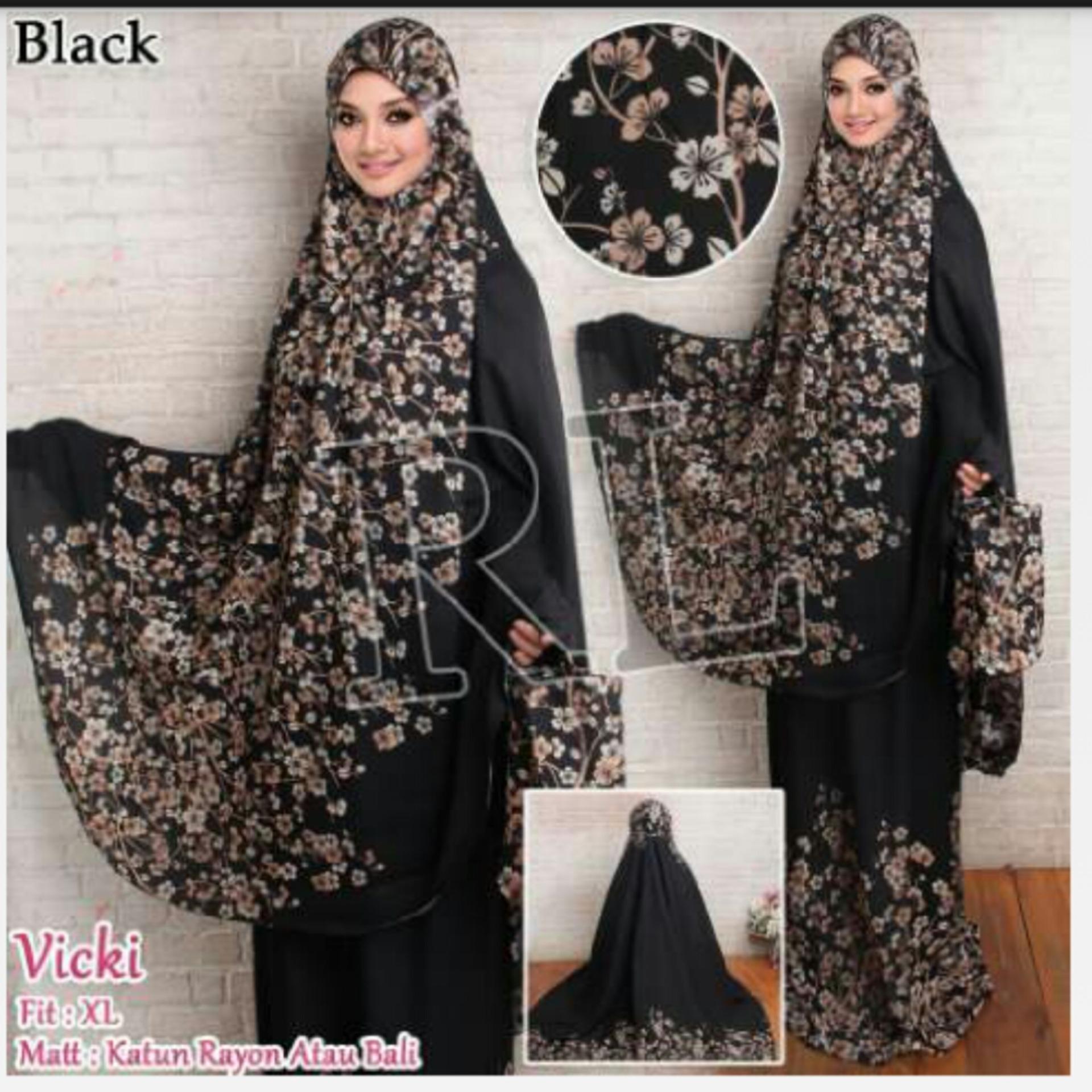 Moscow/Mukena katun rayon/Mukena bali/Mukena bunga/Mukena murah/Fashion muslim/Mukena Vicky