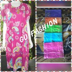 MOTIF RANDOM ! Daster batik ibu, baju tidur wanita hamil menyusui kancing, grosir long dress murah