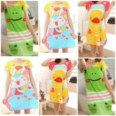 motif random!!! dress import karakter, daster spandek import abg suplier fashion pakaian wanita lucu