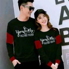 MT'COUPLE - Sweater Couple FOREVER Hitam Baju pasangan Sweater Pasangan SWEATER