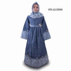 MTA 232 Denim 2-12 tahun grosir baju busana gamis jilbab muslim anak