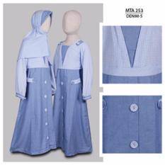 MTA 253 DE (2-12tahun) gamis anak remaja kecil katun perempuan diskon ak