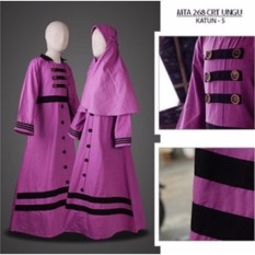 MTA268Ungu(4+-6tahun) gamis anak bayi kaos murah spandex wolfis