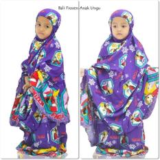 Mukena Anak Bali Frozen Ungu
