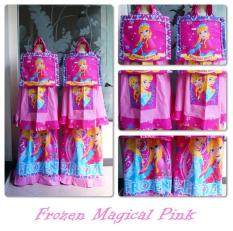 MUKENA ANAK FROZEN MAGICAL PINK SIZE M