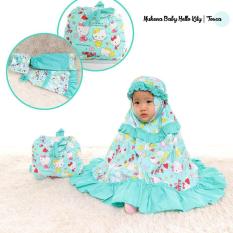 MUKENA ANAK HELLO KITTY TOSKA SIZE XXS BABY 1-2 TAHUN
