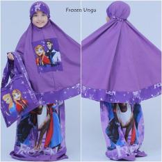 Mukena Anak Karakter Frozen Ungu