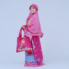 Mukena Anak Karakter Putri Cantik AE Terbaru Dan Elegan Warna Pink
