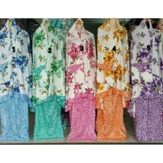 Mukena Anak SD Motif Bunga Besar Cocok Buat Lebaran