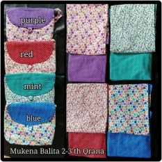 Mukena AnakBalita Katun Bunga Qrana