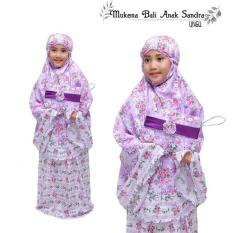 Mukena Bali Anak Sandra Warna Ungu Trendy
