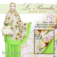 Mukena Bali Cantik Untuk Hantaran Nikah Lparad Berkelas Warna Lime Green Hijau
