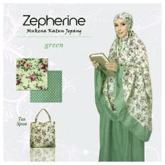Mukena Bali Katun Jepang - Green