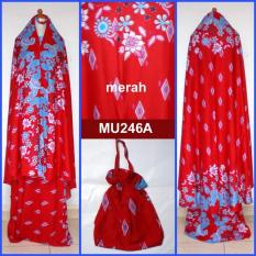 Mukena Bali Motif Turih Wajit Zaskia Sungkar Merah- Mu246
