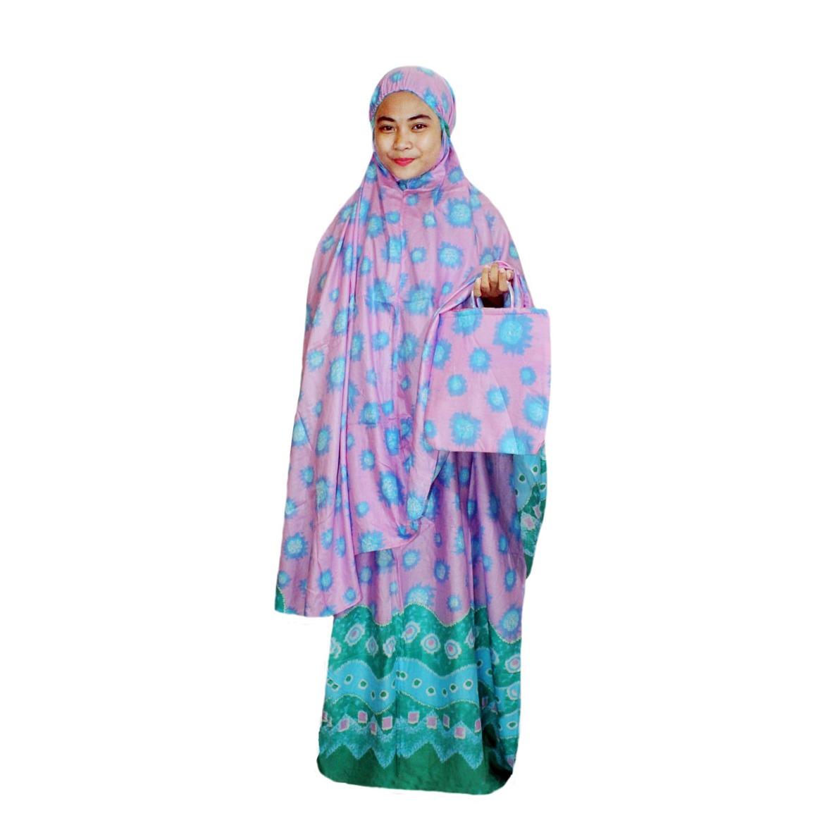 Mukena Bali, Mukena Batik, Mukena Dewasa Bahan Rayon (MPT001-64)