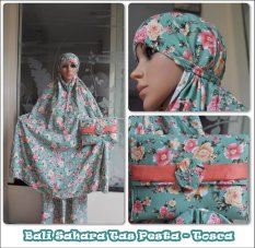 Mukena Bali Premium Sahara Elegan - Tosca