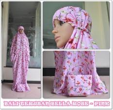 MUKENA BALI RAYON DEWASA TERUSAN BELLA ROSE PINK