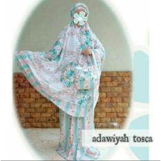 MUKENA BALI RAYON MOTIF SHABBY CHIC VINTAGE KEKINIAN