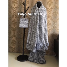 Mukena Bali Special Black and White
