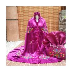 Mukena Behel Cantik Ala Maroko Warna Ungu