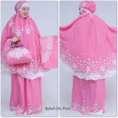 Mukena Behel Oky Pink Double Hycon