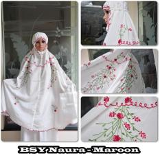 MUKENA BSY NAURA (MAROON)