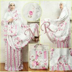 mukena dahlia dewasa plus tas