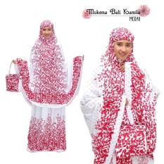 Mukena Dewasa Bali Kamila Merah
