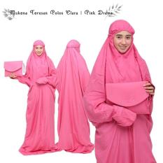 MUKENA DEWASA BALI TERUSAN POLOS CLARA PINK DARMA