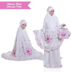 Mukena Dewasa Miranda Putih Tas Behel