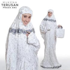 MUKENA DEWASA TERUSAN PRADA ABU