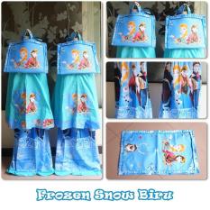 Mukena Frozen Snow Biru XXL