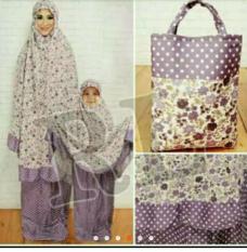 Mukena Ibu Dan Anak Sakura