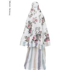 Mukena katun jeoang 2017 anak bella rose biru