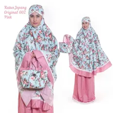 Mukena Katun Jepang Atsuka Original - Pink 002